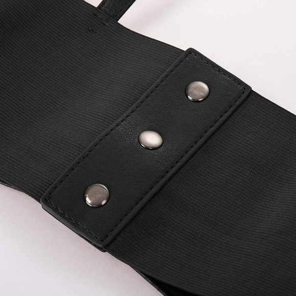 Women Elastic Faux Leather Belt Fashion main image 4
